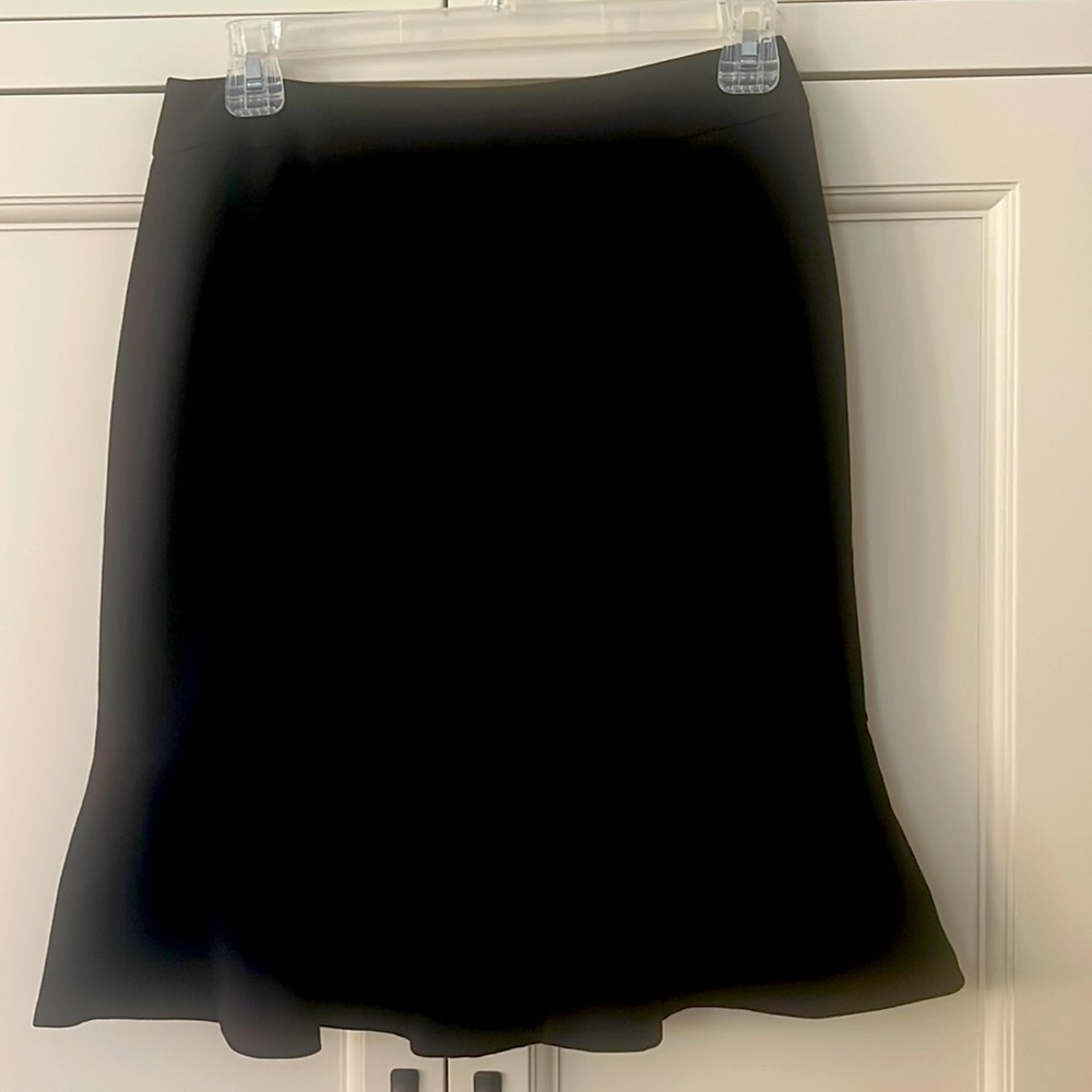 White House Black Market skirt. Size 0. Black goth. Whimsigoth Ruffle